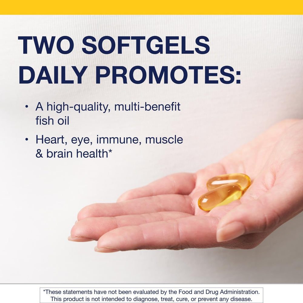 Softgel capsules of Metagenics OmegaGenics Fish Oil