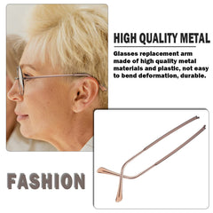Eyewear with replacement arm attached
