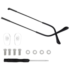 Metal glasses arm replacement in black (138mm x 3mm)