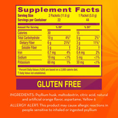 Metamucil 44-pack count keeps a steady fiber routine ready.