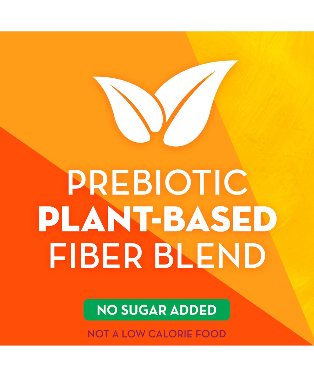 Label showing 5g of fiber per serving