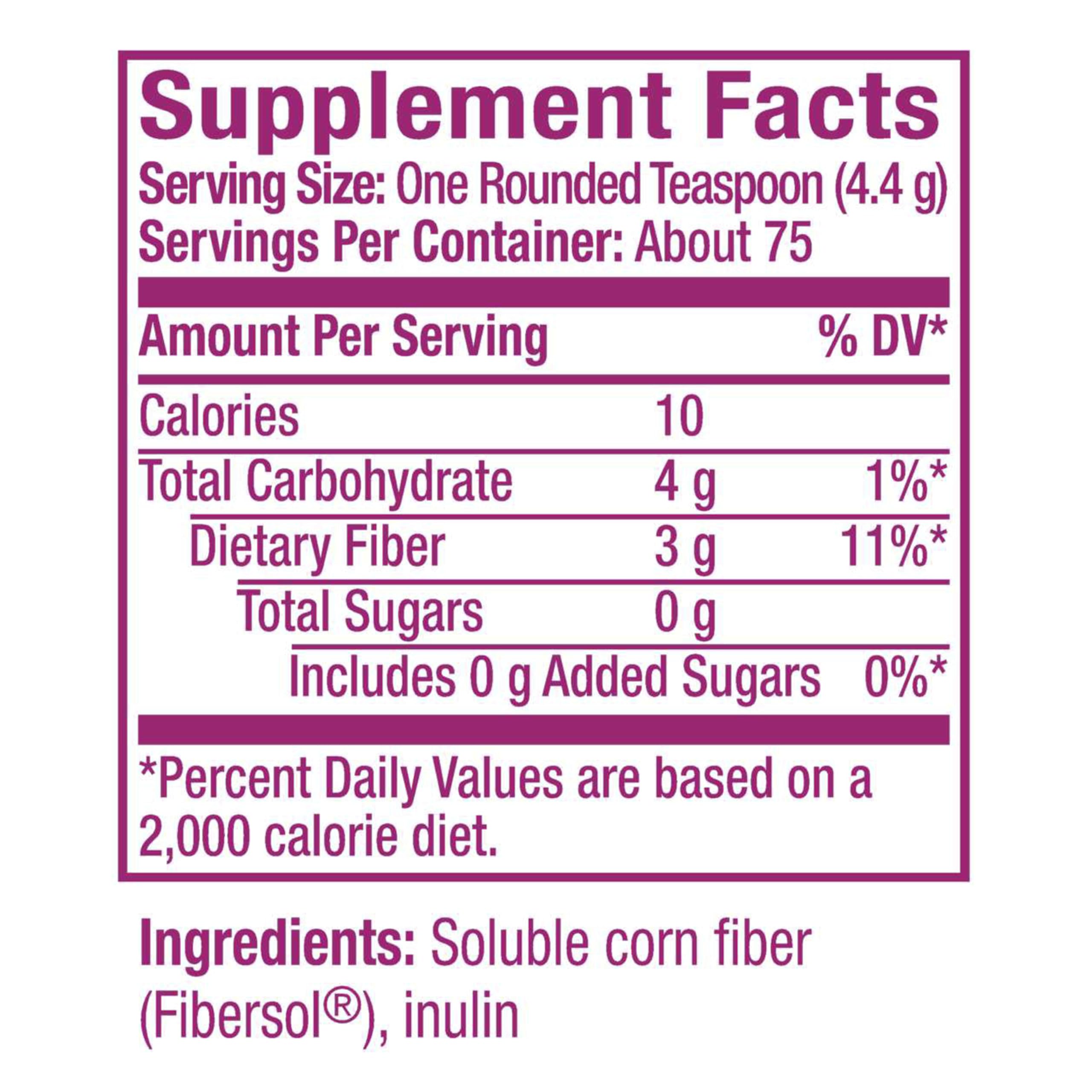 Graphic detailing the features of Metamucil Clear Fiber Blend Graphic detailing the features of Metamucil Clear Fiber Blend