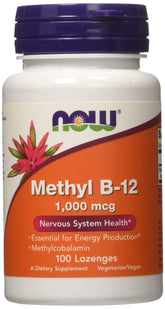 Hero image of Now Foods Methyl B-12 1000mcg vegan lozenges 2-pack