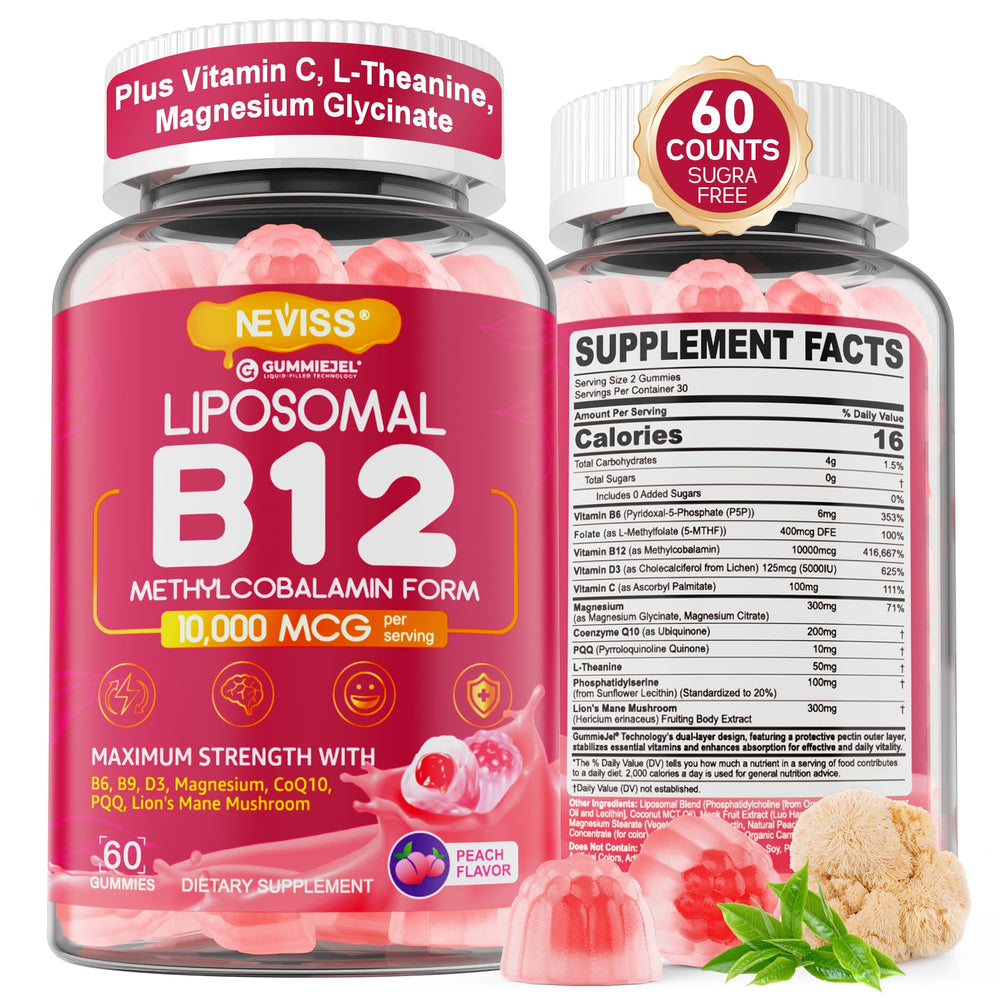 Front view of Methyl B12 Gummies bottle