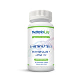 Front view of Methyl-Life B-Methylated II bottle with 90 lozenges