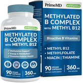 Methylated B Complex bottle label