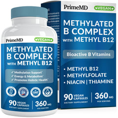 Methylated B Complex bottle label
