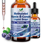 Bottle of Methylated B Complex Liquid Drops 9-in-1