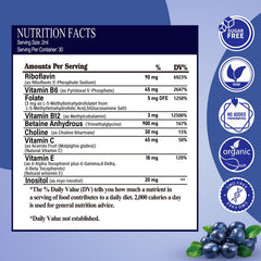 Serving suggestion of 2 droppers daily in water or smoothie