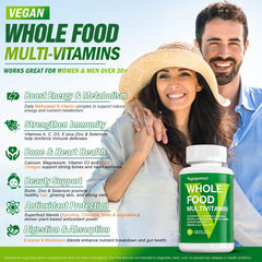Methylated B-Complex vitamins in vegan multivitamin