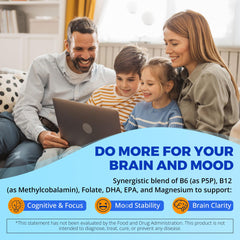 Ingredients panel showing Methylcobalamin, P5P, and L-Methylfolate