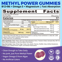 Packaging of Methylated B12 & B6 Gummies
