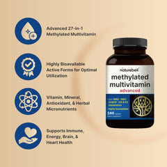 Active methylated vitamins A, C, D3, K2 and B Complex