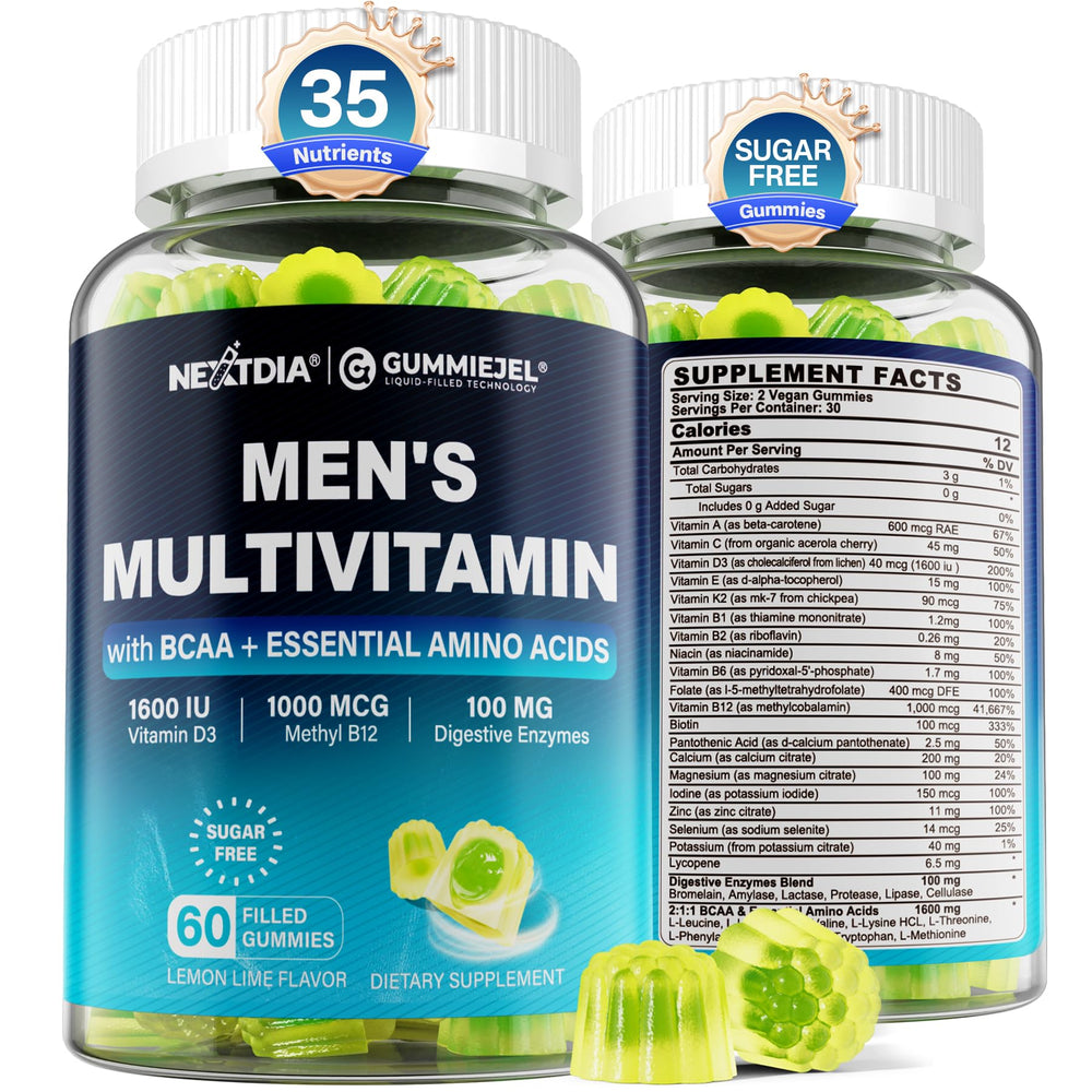 Bottle of Methylated Multivitamin for Men Gummies