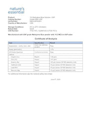 Usage guide image for Methylene Blue 2oz bottle