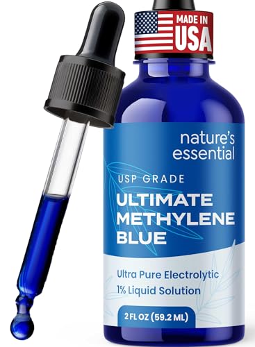 Methylene Blue 2oz USP grade glass bottle