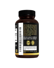 Safety warning label on product packaging