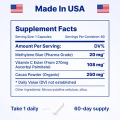 Lifestyle image of studying with focus due to methylene blue