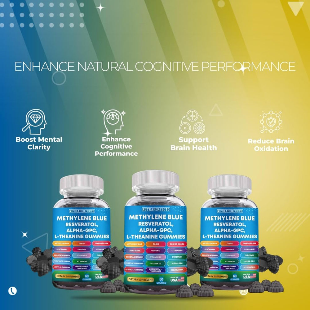 Antioxidants like Resveratrol and Curcumin in the gummies