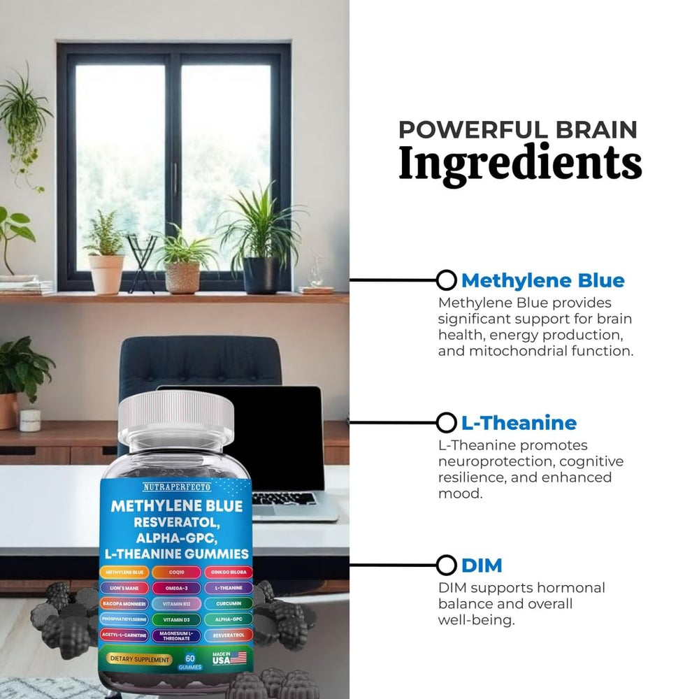 Bacopa Monnieri and Lion's Mane in the nootropic blend