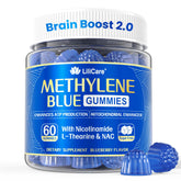 Bottle of Methylene Blue Gummies for Humans, 60-count