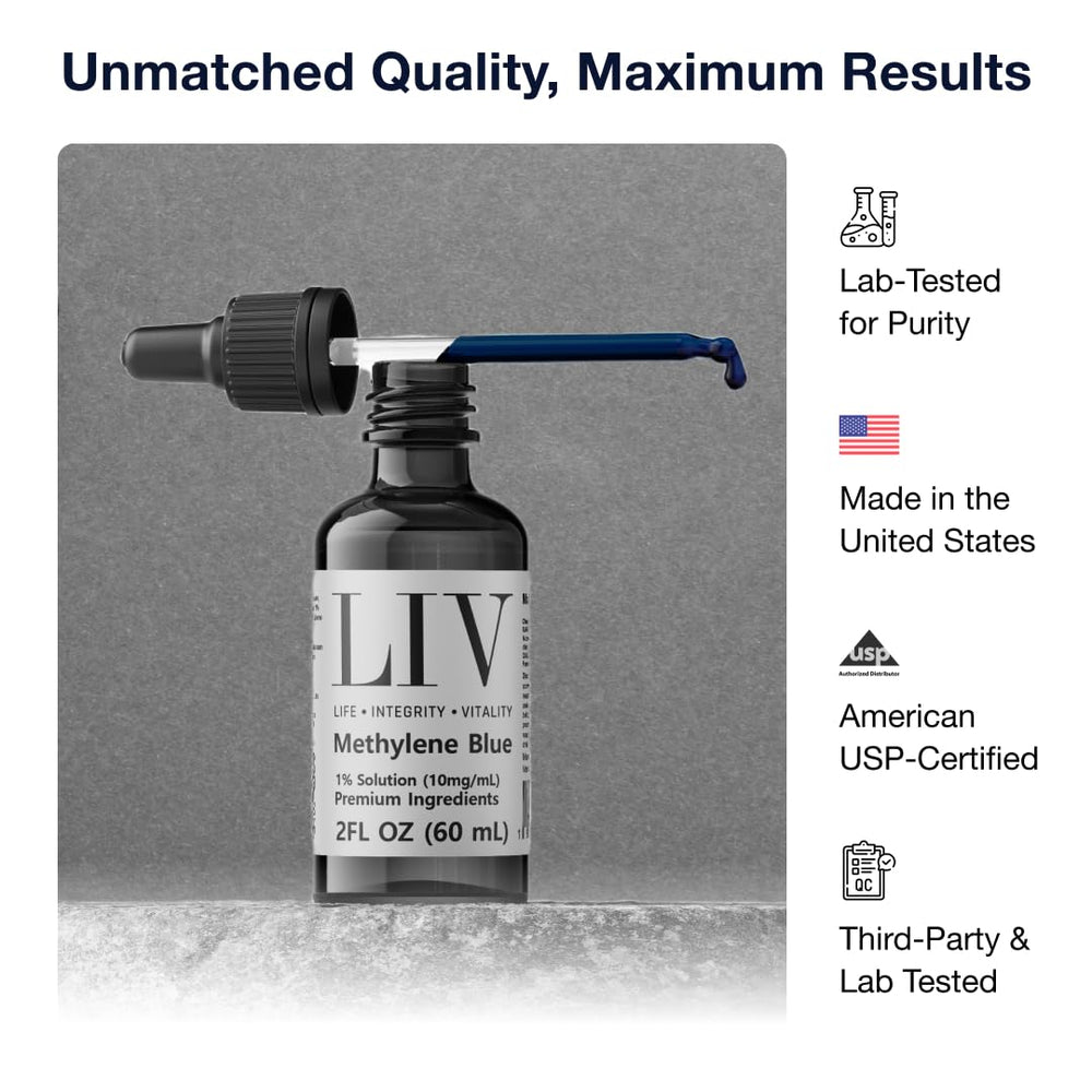 Methylene Blue liquid 1% dropper for precise dosing