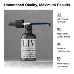 Methylene Blue liquid 1% dropper for precise dosing