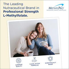 MethylPro B-Complex vegan capsules in BPA-free bottle