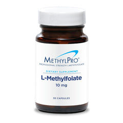 Bottle of MethylPro L-Methylfolate 10 mg supplement