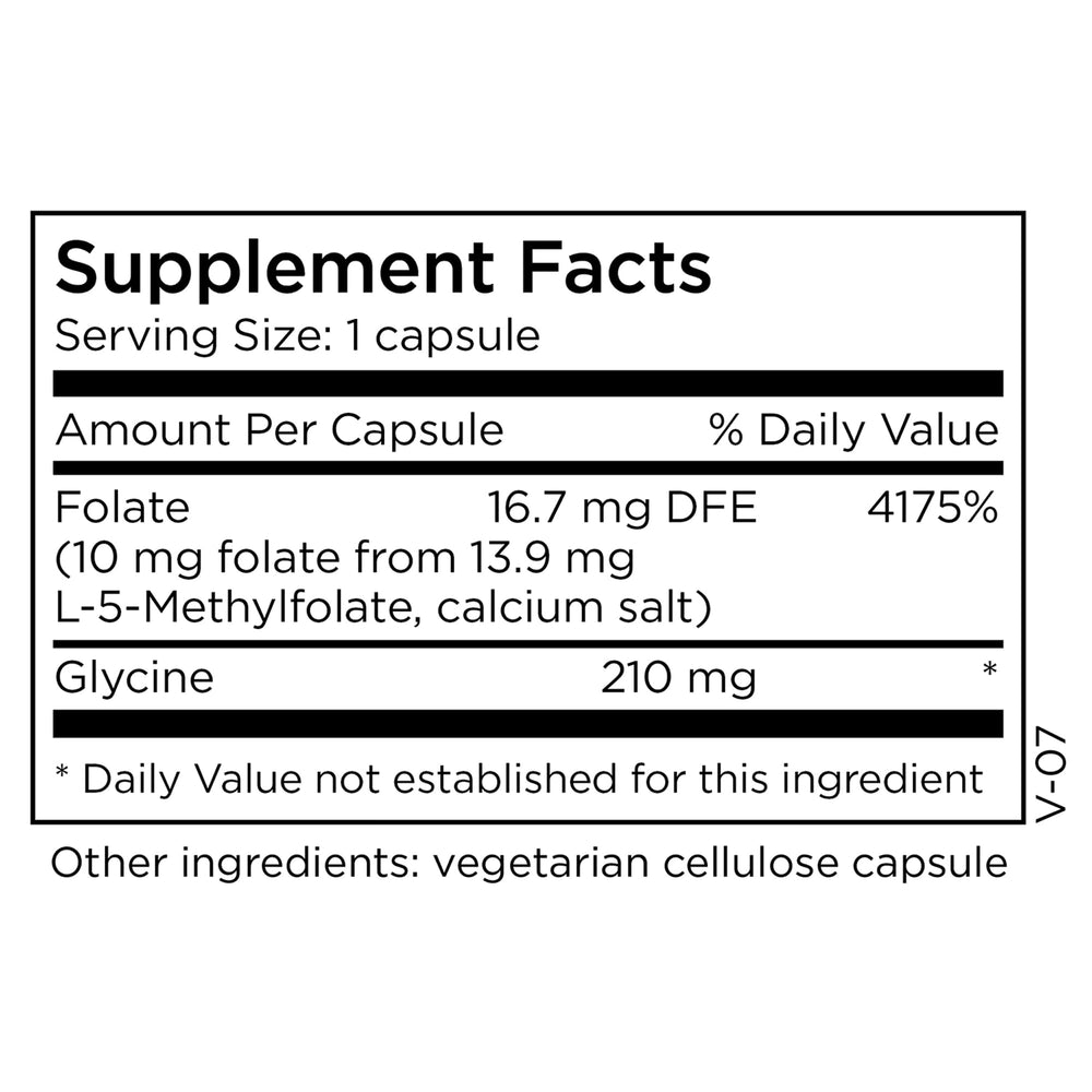 MethylPro L-Methylfolate 10 mg capsules