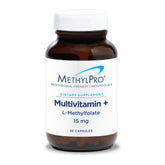 MethylPro Multivitamin bottle front label - iron-free