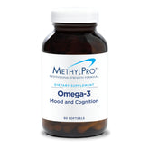 MethylPro Omega-3 bottle on white background