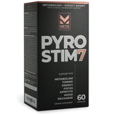 METISNutrition Pyro Stim 7 bottle front highlights daily energy support.