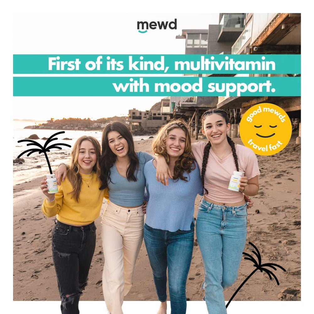 Vegan, gluten-free MEWD multivitamin gummy packaging