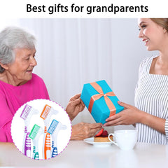 Denture cleaning brush suitable for dentures, aligners, retainers and jewelry