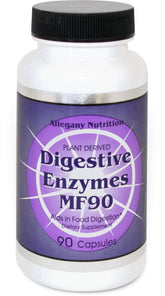 MF90 Digestive Enzymes bottle label