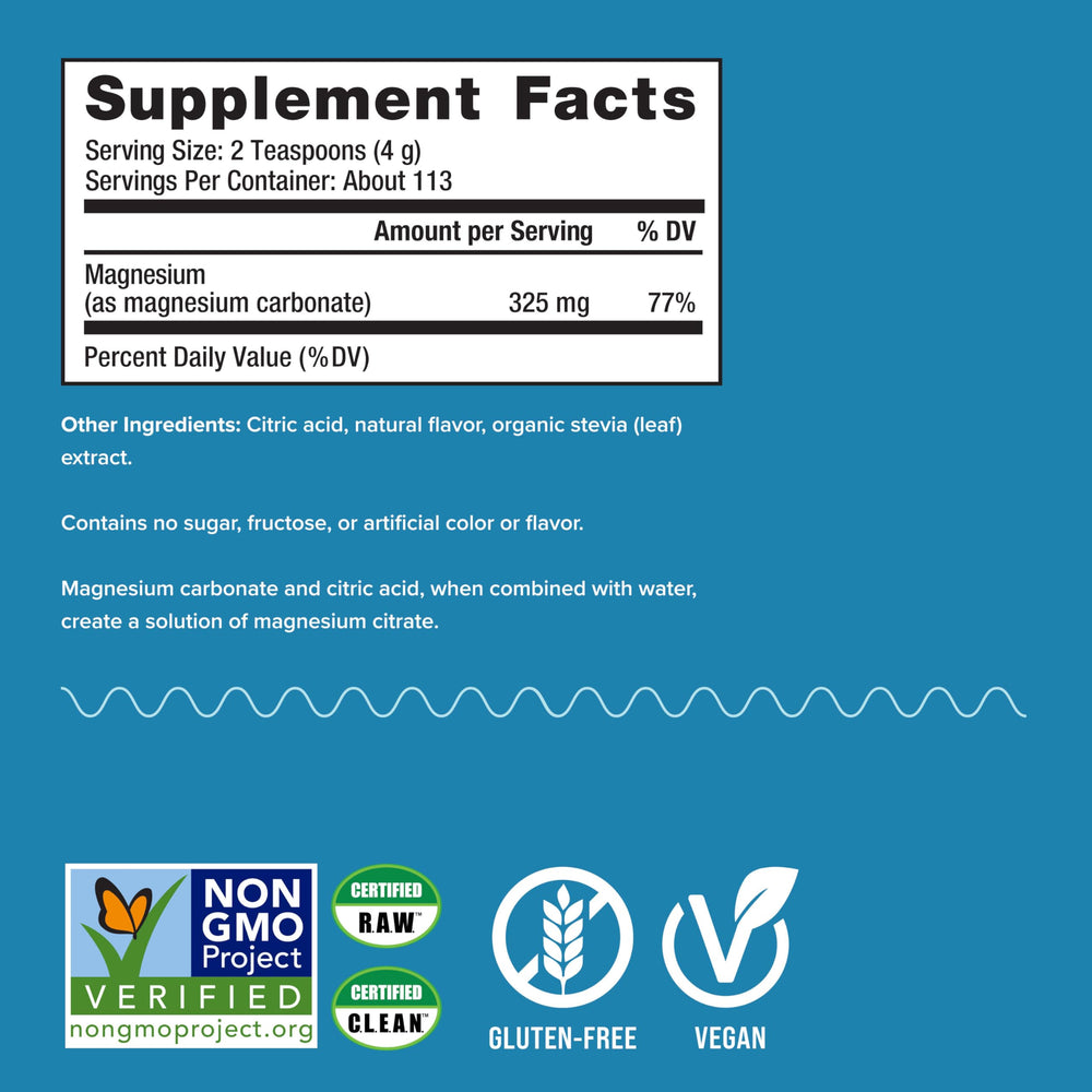 Diagram comparing magnesium citrate absorption to magnesium oxide