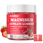 Magnesium Citrate Gummies Strawberry 400 mg bottle - 90 count