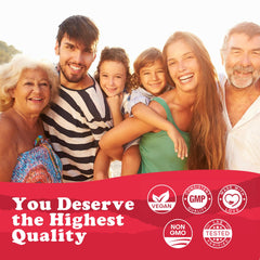 Vegan, gluten-free and non-GMO gummies label