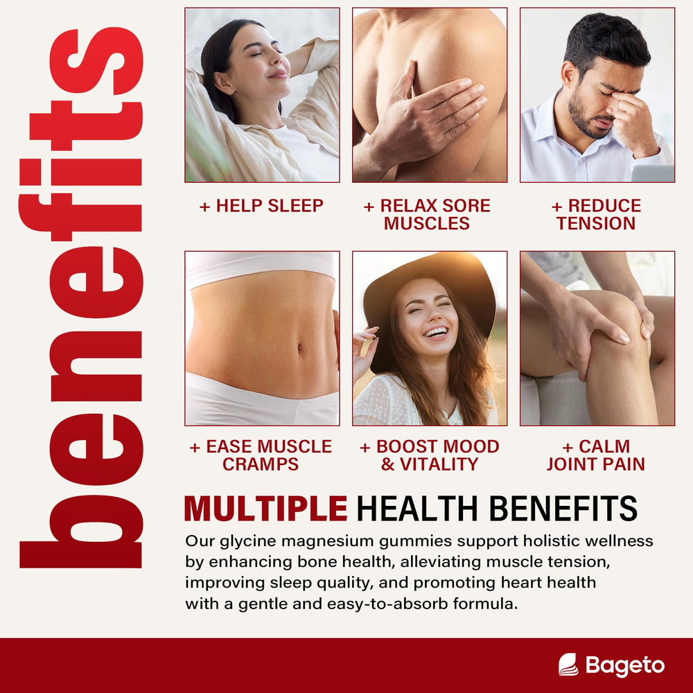 Front packaging of Magnesium Glycinate Gummies Sugar Free 90 count