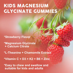 Close-up of gummy texture and strawberry flavor
