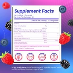 Delicious chewable magnesium gummies