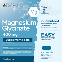 Lab-verified seal for magnesium glycinate supplement
