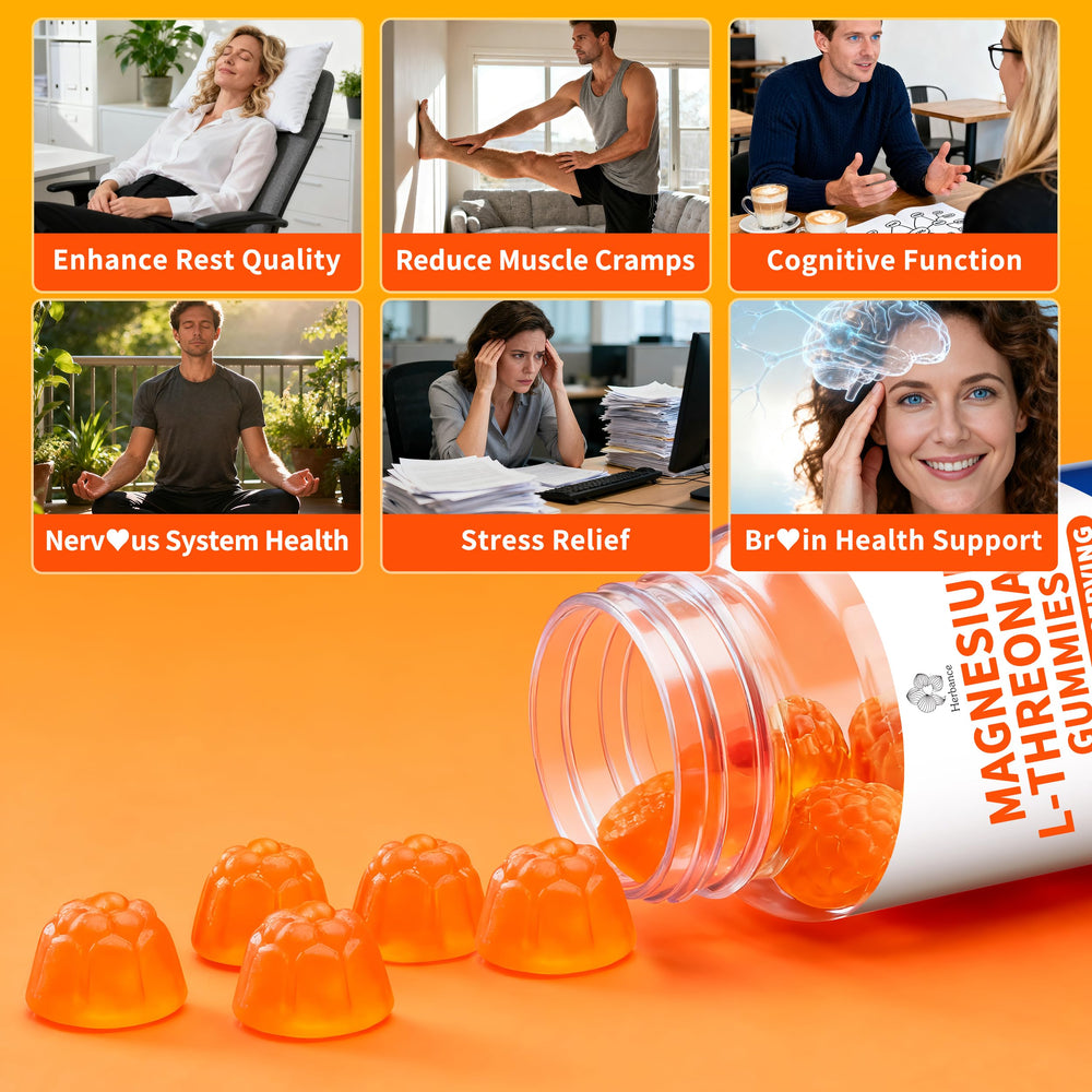 Two gummies showing orange color and texture