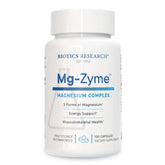 Mg-Zyme triple magnesium complex bottle label with 100 capsules