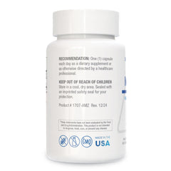 Mg-Zyme bottle and capsules on display