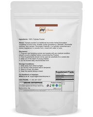 mGanna Triphala Powder resealable pouch packaging