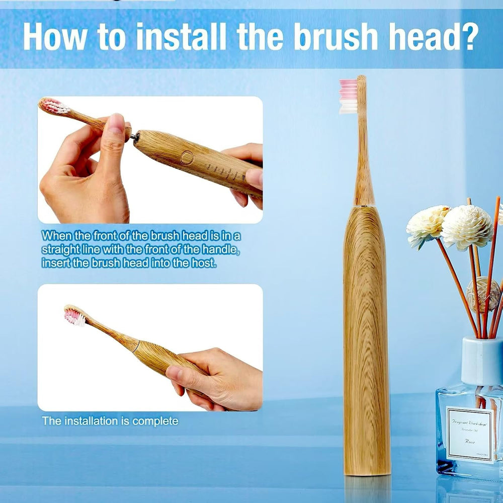 USB wireless charging for the toothbrush