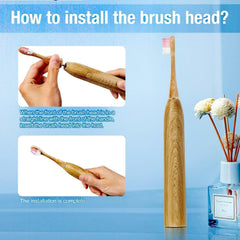 USB wireless charging for the toothbrush