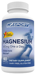 MGSPORT Magnesium Supplement Complex bottle containing 60 servings